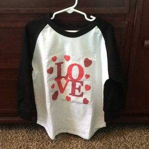 Unisex raglan Valentines Day top💕